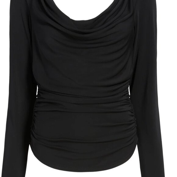 Cinq à Sept Cherise Ruched Long-Sleeve Top - Picture 5 of 8